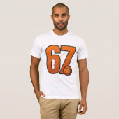  “Six Seven 67 Basketball Tee – Trendy Urban  T-shirt (Voorkant volledig)