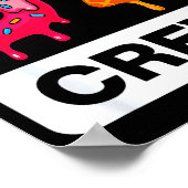 Six Seven 67 Birthday Crew Ice Cream Cake Gen Alph Poster (Hoek)