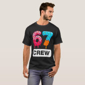Six Seven 67 Birthday Crew Ice Cream Cake Gen Alph T-shirt (Voorkant volledig)