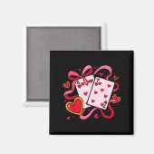 Six Seven 67 Boys Girls Valentines Day Cool Playin Magneet (Voorkant / Achterkant)