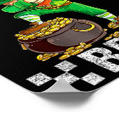Six Seven 67 Bruh Dabbing Leprechaun St Patricks D Poster (Hoek)