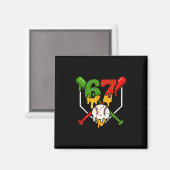 Six Seven 67 Bysebyll Ijs Drip Cool Gen Alph Magneet (Voorkant / Achterkant)