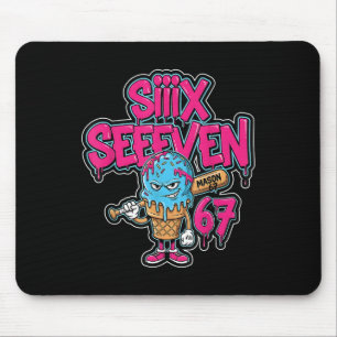 Six Seven 67 Bysebyll Speler Ijs Druppel Meme L Muismat
