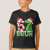 Six Seven 67 Funny Santa Bruh Christmas Meme  T-shirt (Voorkant)