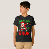 Six Seven 67 Gen Z Alpha Meme Bruh Christmas Dabbi T-shirt (Voorkant volledig)