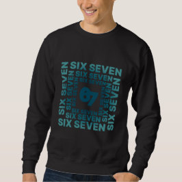 Six Seven 67 Graphic  | Minimal Streetwear  Trui