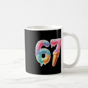 Six Seven 67 Ijs Druppel Sport Koel Meme Grappig Koffiemok