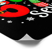 Six Seven 67 Meme 6 7 Elf Santa Christmas Poster (Hoek)