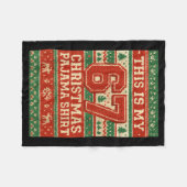 Six Seven 67 Meme 6 7 Holiday Christmas Pajamas Br Fleece Deken (Voorkant (Horizontaal))