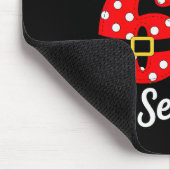 Six Seven 67 Meme 6 7 Kerstman Kerst Pyjama Kinder Muismat (Hoek)
