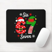 Six Seven 67 Meme 6 7 Kerstman Kerst Pyjama Kinder Muismat (Met muis)