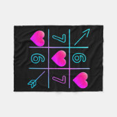 Six Seven 67 Meme 6 7 Valentines Day Heart Men Wom Fleece Deken (Voorkant (Horizontaal))