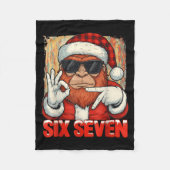 Six Seven 67 Meme Bigfoot Funny Chistmas Men Women Fleece Deken (Voorkant)