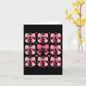 Six Seven 67 Meme Coquette Bow 6 7 Valentines Day  Kaart (Gele Bloem)