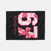 Six Seven 67 Meme Coquette Girl Bow Funny Gen Alph Fleece Deken (Voorkant (Horizontaal))