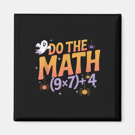 Six Seven 67 Meme Doe De Wiskunde Halloween Alpha Magneet (Voorkant)