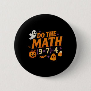 Six Seven 67 Meme Doe de Wiskunde Halloween Alpha Ronde Button 5,7 Cm