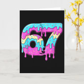 Six Seven 67 Meme Drippy Nummer 67 Ijs  Kaart (Gele Bloem)