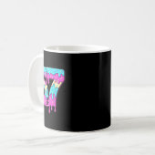 Six Seven 67 Meme Druipend Cijfer 67 Ijs Koffiemok (Voorkant links)