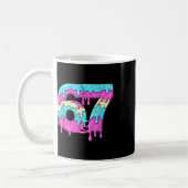 Six Seven 67 Meme Druipend Cijfer 67 Ijs Koffiemok (Links)