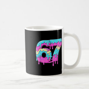 Six Seven 67 Meme Druipend Cijfer 67 Ijs Koffiemok