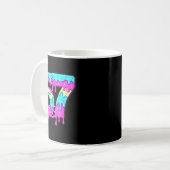 Six Seven 67 Meme Druppelend Nummer 67 Ijs  Koffiemok (Voorkant links)