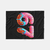 Six Seven 67 Meme Funny Donut Ice Cream Drip Numbe Fleece Deken (Voorkant (Horizontaal))