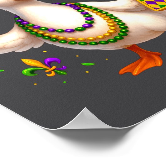 Six Seven 67 Meme Goose With Jester Hat &amp; Bead Poster (Hoek)