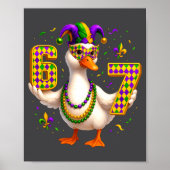Six Seven 67 Meme Goose With Jester Hat &amp; Bead Poster (Voorkant)