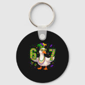 Six Seven 67 Meme Goose With Jester Hat & Bead Sleutelhanger (Voorkant)