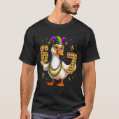 Six Seven 67 Meme Goose With Jester Hat &amp; Bead T-shirt (Voorkant)
