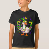 Six Seven 67 Meme Goose With Jester Hat & Bead T-shirt (Voorkant)