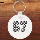Six Seven 67 Meme Number 67  Sleutelhanger (Voorkant)
