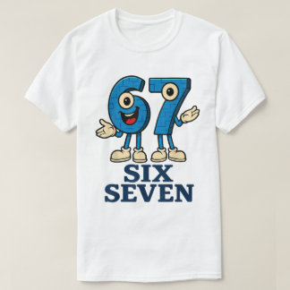 Six Seven 67 Meme Shirt for Gamers & Kids