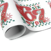 Six Seven 67 Meme Xmas Christmas Wrapping Paper Cadeaupapier (Rol Hoek)