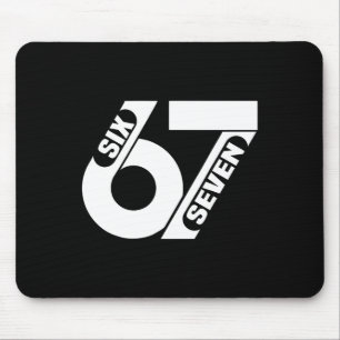 Six Seven 67 Team Sporten Grappig Meme 67 6 7 Mann Muismat