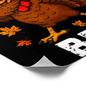 Six Seven 67 Thanksgiving grapjes Funny Dankbare T Poster (Hoek)