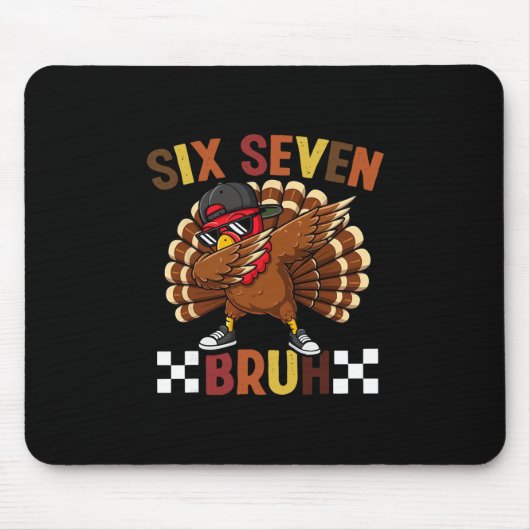 Six Seven 67 Thanksgiving-meme Grappige Dankbare T Muismat (Voorkant)