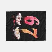 Six Seven 6 7 67 Funny Matching Valentines Day Cou Fleece Deken (Voorkant (Horizontaal))