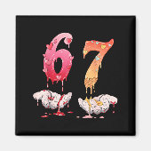 Six Seven 6 7 67 Funny Matching Valentines Day Cou Magneet (Voorkant)