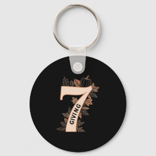 Six Seven 6 7 Friendsgiving Thanksgiving Koppel Co Sleutelhanger