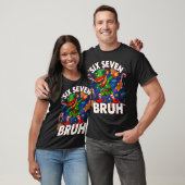 Six Seven 6 7 Funny Bruh Christmas Dabbing Elf Mat T-shirt (Unisex)
