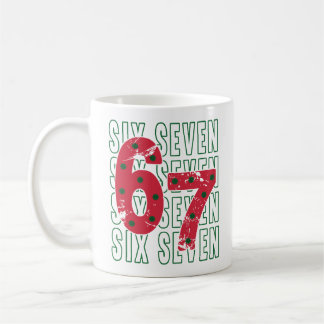 Six Seven 6 7 Funny Meme Mug Koffiemok