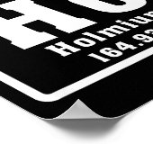 Six Seven 6 7 Funny Number Meme Poster (Hoek)