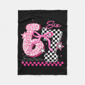 Six Seven 6 7 Leopard Checkered 67 Meme Teacher Wo Fleece Deken (Voorkant)