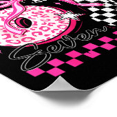 Six Seven 6 7 Leopard Checkered 67 Meme Teacher Wo Poster (Hoek)