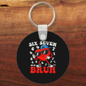 Six Seven 6 7 Meme 67 Trend Valentines Day Boys To Sleutelhanger (Voorkant)