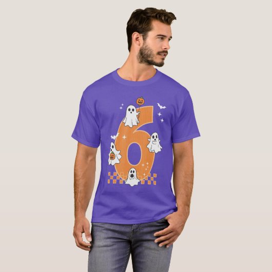 Six Seven 6 7 Meme 6 7 Halloween Costume Couple T-shirt (Voorkant volledig)