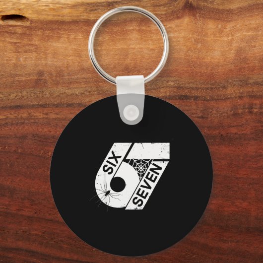 Six Seven 6 7 Meme 6 7 Halloween Costume  Sleutelhanger (Voorkant)