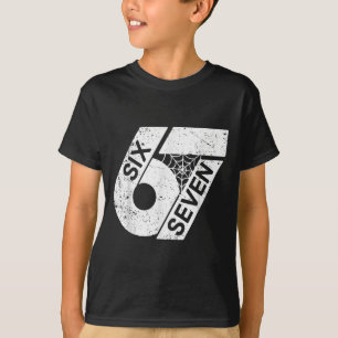 Six Seven 6 7 Meme 6 7 Halloween Kostuum T-shirt